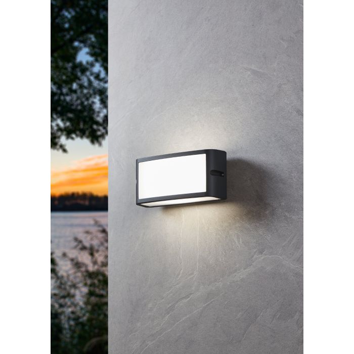 Load image into Gallery viewer, Aplique de Parede Exterior LED Antracite CAMARDA EGLO
