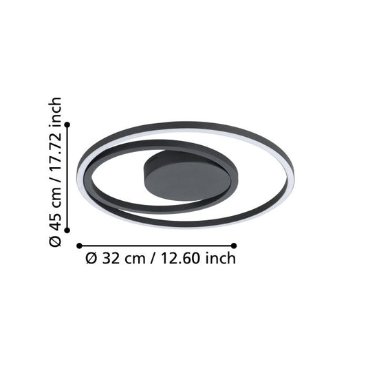 Candeeiro de teto LED inteligente CALAGRANO-Z EGLO