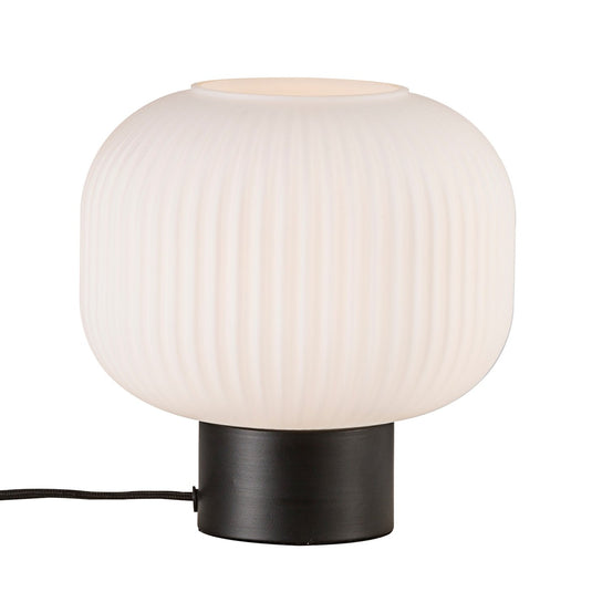 Candeeiro de Mesa com Vidro Opalino Sopro Milford NORDLUX