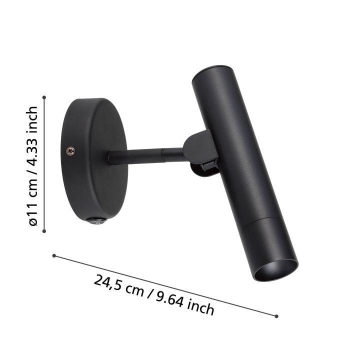 Chargez l'image dans la visionneuse de la galerie, Aplique LED de Parede com Luz Ajustável ALMUDAINA EGLO
