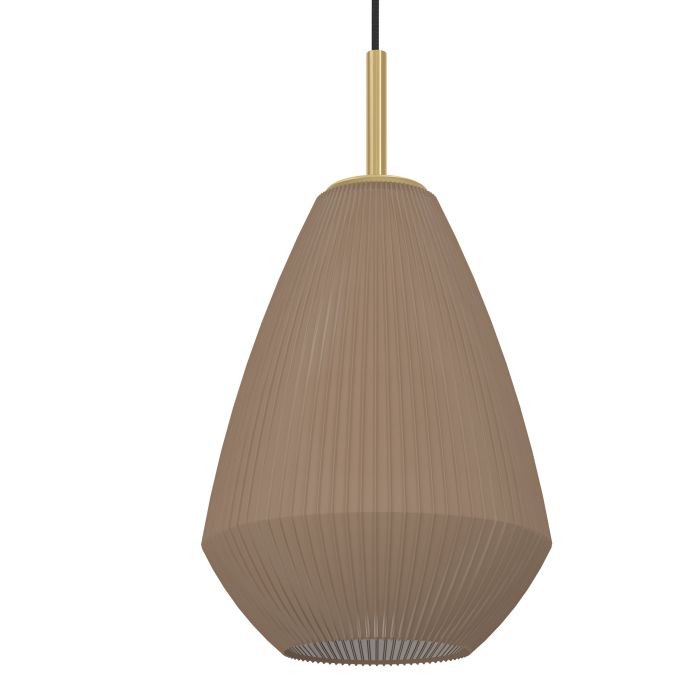 Carregue imagem no visualizador da galeriaCandeeiro de teto com três abajures em vidro acetinado CAPRAROLA EGLO
