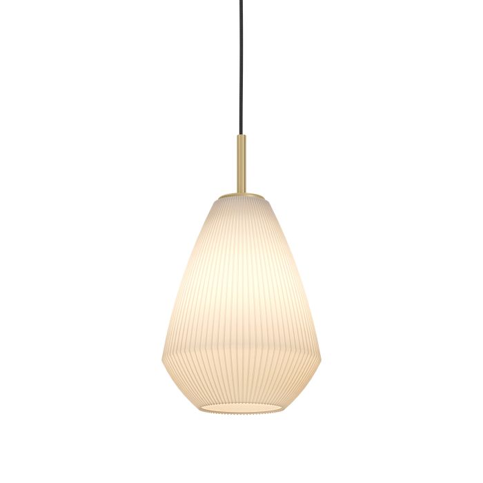 Carregue imagem no visualizador da galeriaCandeeiro de teto com abajur cónico em vidro acetinado CAPRAROLA EGLO
