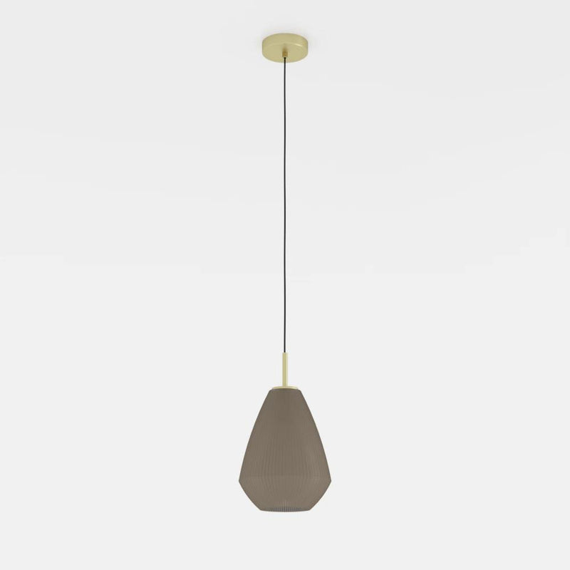 Carregue imagem no visualizador da galeriaCandeeiro de teto com abajur cónico em vidro acetinado CAPRAROLA EGLO
