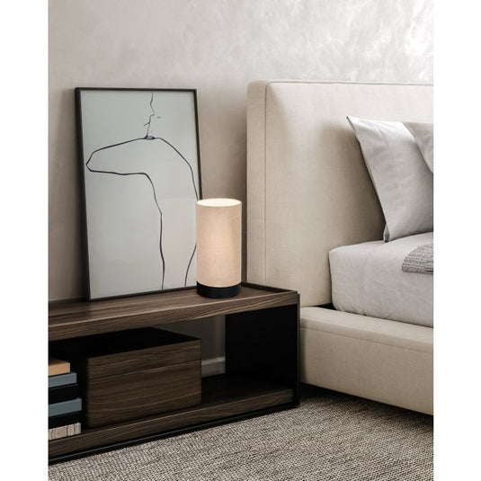 Candeeiro de Mesa com Abat-jour de Linho Natural FENIGLIA EGLO