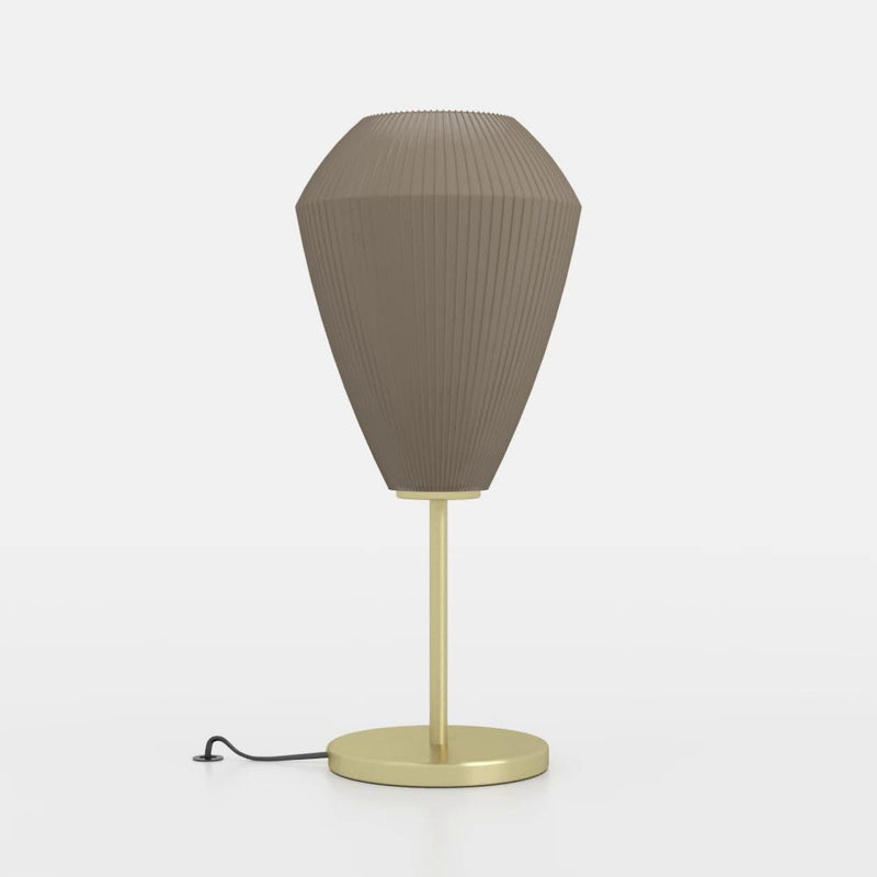 Load image into Gallery viewer, Candeeiro de Mesa com Abajur em Vidro Acetinado Areia CAPRAROLA EGLO
