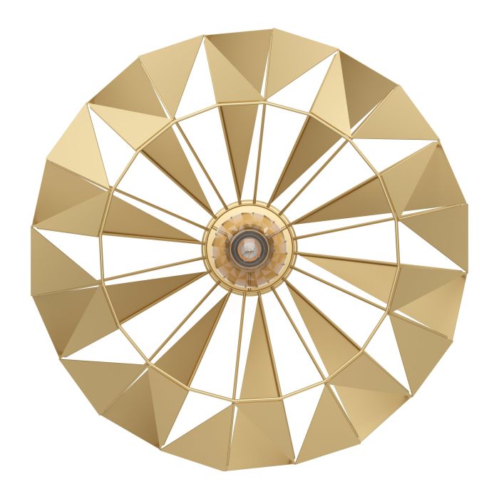 Load image into Gallery viewer, Candeeiro de teto em forma de diamante dourado CARLTON EGLO
