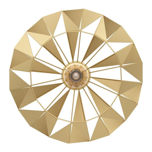 Candeeiro de teto em forma de diamante dourado CARLTON EGLO