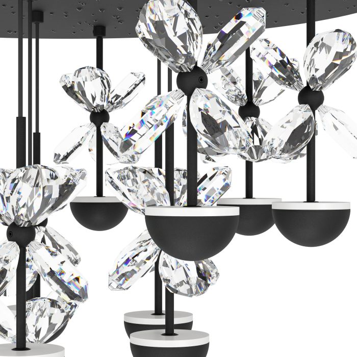 Load image into Gallery viewer, Candeeiro de teto em metal preto com vidro transparente PIANOPOLI 2 EGLO

