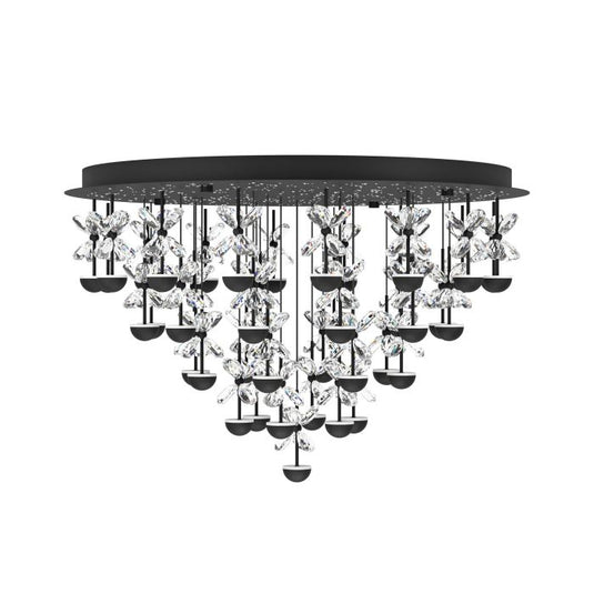 Candeeiro de teto com 10 LEDs e vidro decorativo PIANOPOLI 2 EGLO