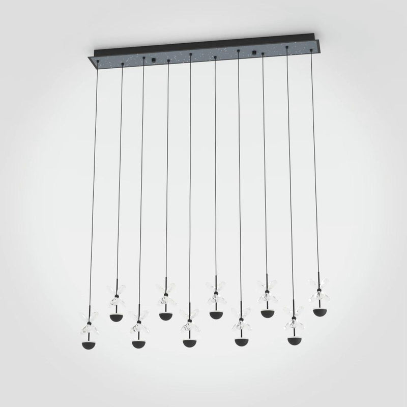 Load image into Gallery viewer, Candeeiro de teto em metal preto com vidro transparente PIANOPOLI 2 EGLO
