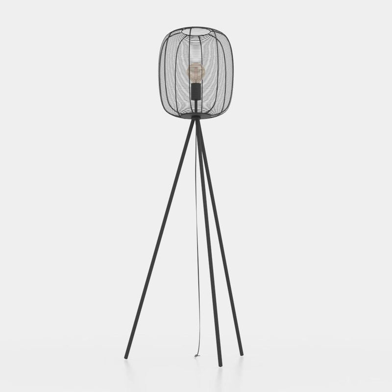 Load image into Gallery viewer, RINROE Candeeiro de Pé EGLO - Design Industrial com Efeito Luz e Sombra
