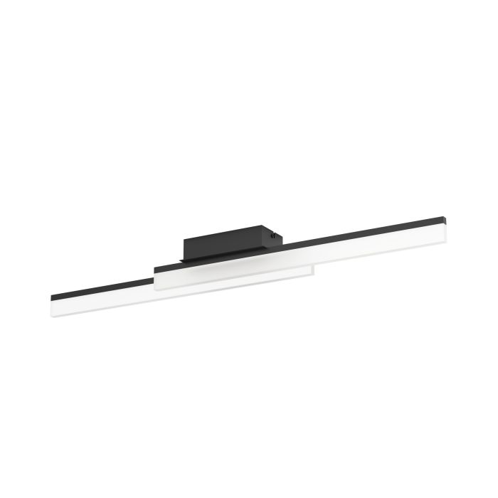 Load image into Gallery viewer, Plafon LED de Teto Preto com Luz Branca Quente PALMITAL EGLO
