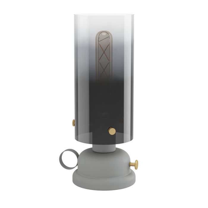 Load image into Gallery viewer, Candeeiro de Mesa com Abajur em Vidro Preto Fumado GARGRAVE EGLO
