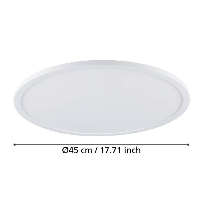 Carregue imagem no visualizador da galeriaCandeeiro de teto LED branco SARSINA-Z EGLO
