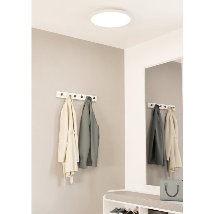 Carregue imagem no visualizador da galeriaCandeeiro de teto LED branco SARSINA-Z EGLO
