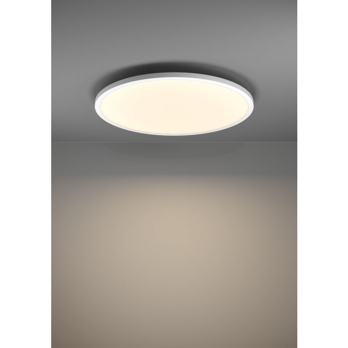 Carregue imagem no visualizador da galeriaCandeeiro de teto LED redondo branco SARSINA-Z EGLO
