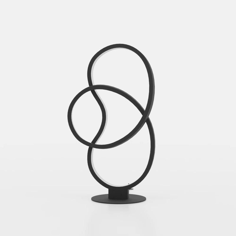 Chargez l'image dans la visionneuse de la galerie, Candeeiro de Mesa com LED e Estrutura em Alumínio Preto GIANELLA EGLO
