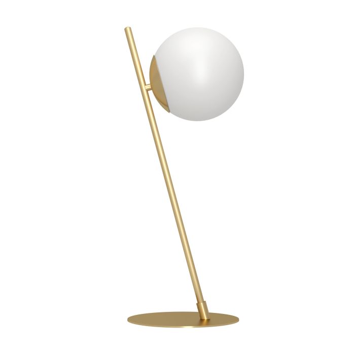 Chargez l'image dans la visionneuse de la galerie, Candeeiro de Mesa com Disco Metálico e Esfera de Vidro Opalino RONDO 4 EGLO

