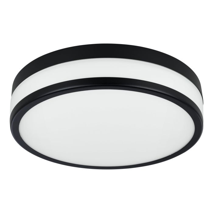 Load image into Gallery viewer, Candeeiro de Teto LED com Vidro Fosco e Anéis Metálicos PALERMO EGLO
