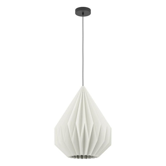 Candeeiro de teto com abajur de papel branco MINTING EGLO