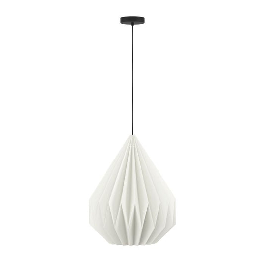 Candeeiro de teto com abajur de papel branco MINTING EGLO