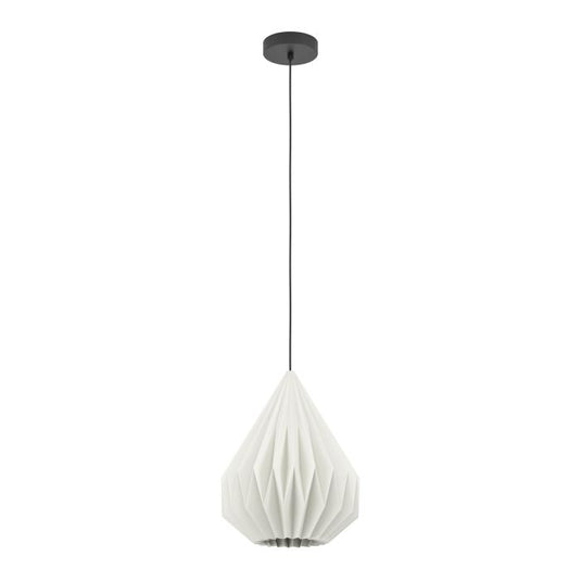 Candeeiro de teto com abajur de papel branco MINTING EGLO