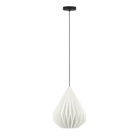 Candeeiro de teto com abajur de papel branco MINTING EGLO