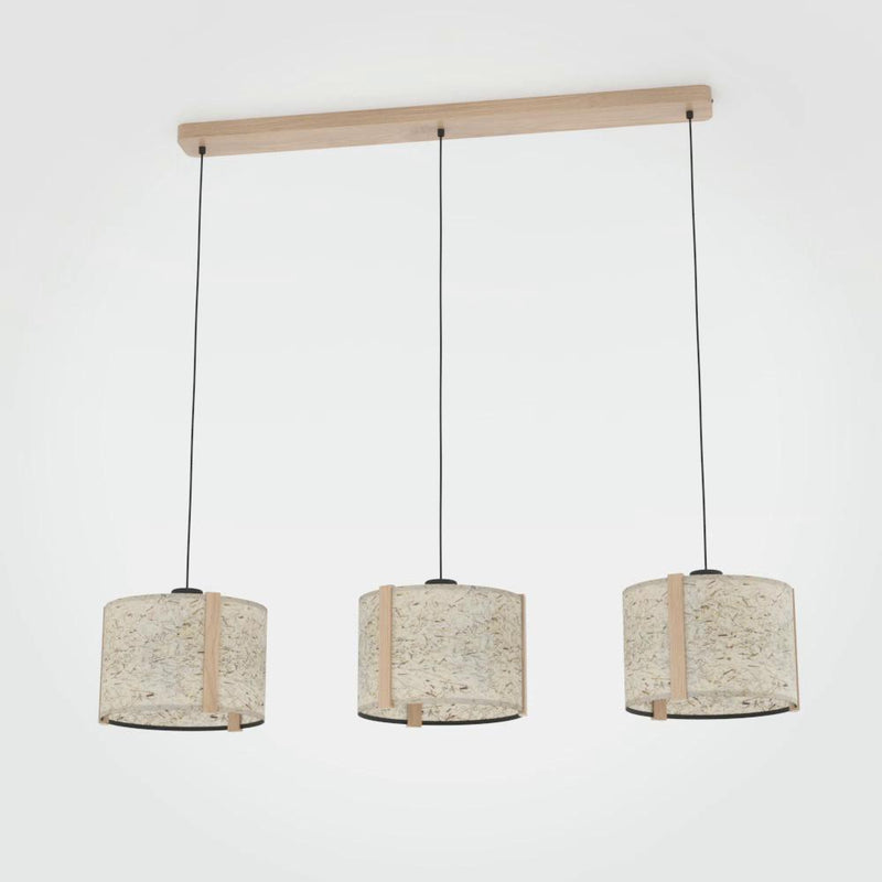 Carregue imagem no visualizador da galeriaCandeeiro de teto sustentável com três abajures HONTONGAS EGLO
