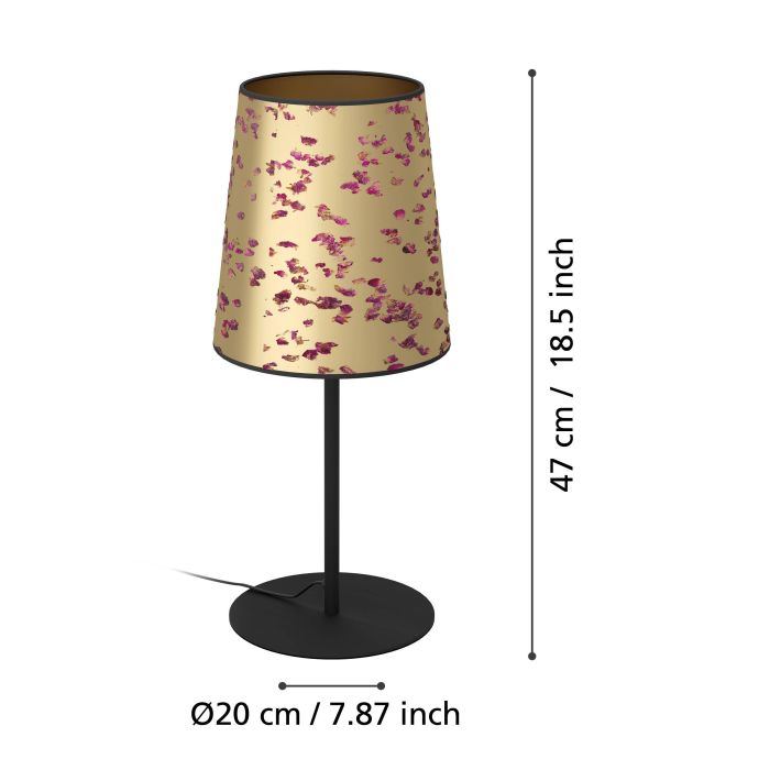 Load image into Gallery viewer, Candeeiro de Mesa Sustentável com Pétalas de Rosa CASTUERA EGLO
