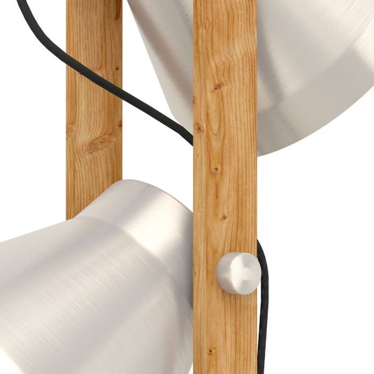 CAWTON Candeeiro de Pé EGLO - Design Industrial com Projetores Giratórios
