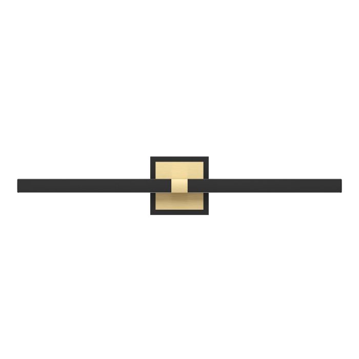 Load image into Gallery viewer, Aplique de Parede LED Preto Mate e Latão Escovado PEGUERA EGLO
