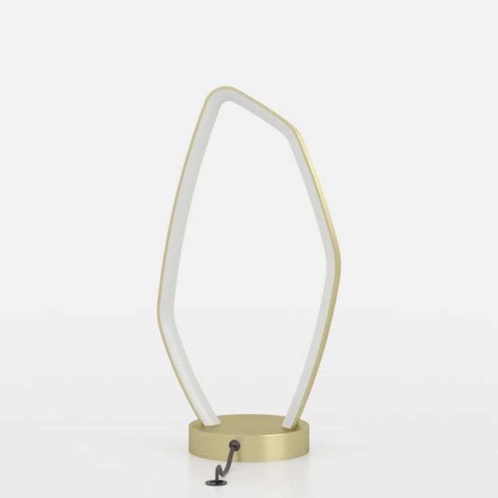 Load image into Gallery viewer, Candeeiro de Mesa LED em Latão Escovado VALLEROSA EGLO
