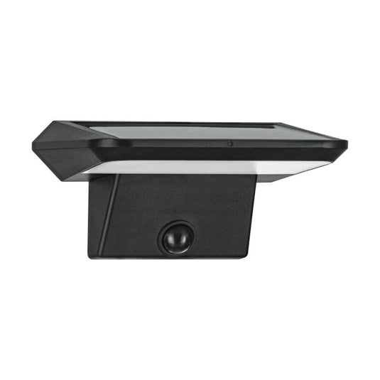 Candeeiro de Parede Solar Exterior Preto PORRASSA EGLO