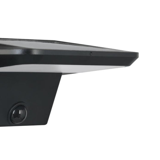 Candeeiro de Parede Solar Exterior Preto PORRASSA EGLO