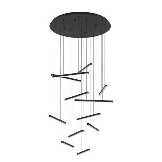 Candeeiro de teto pendente LED com doze hastes LINDOZA EGLO