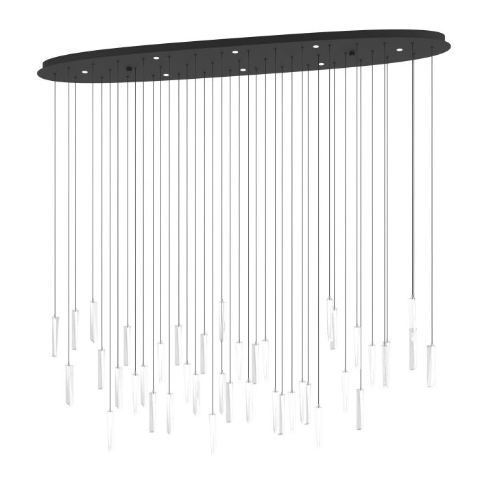 Load image into Gallery viewer, Candeeiro de teto LED com vidros lapidados e efeito cristal SARDENARA EGLO
