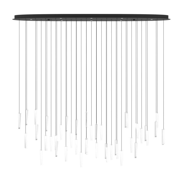 Load image into Gallery viewer, Candeeiro de teto LED com vidros lapidados e efeito cristal SARDENARA EGLO
