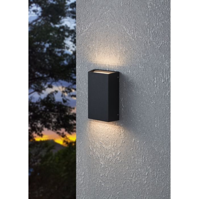 Carregue imagem no visualizador da galeriaAplique de Parede Exterior LED Ajustável SPONGANO EGLO
