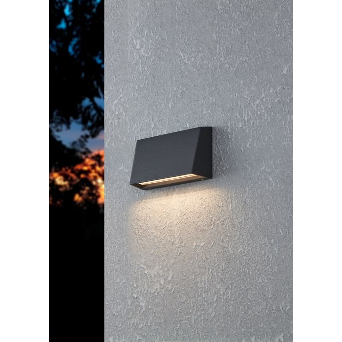Load image into Gallery viewer, Aplique de Parede Exterior LED com Luz Ajustável SPONGANO EGLO
