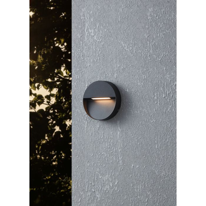 Chargez l'image dans la visionneuse de la galerie, Aplique de Parede Exterior LED com Luz Ajustável MARUGGIO EGLO
