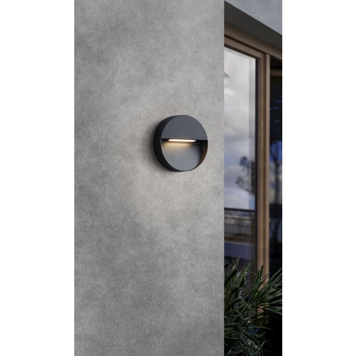 Chargez l'image dans la visionneuse de la galerie, Aplique de Parede Exterior LED com Luz Ajustável MARUGGIO EGLO
