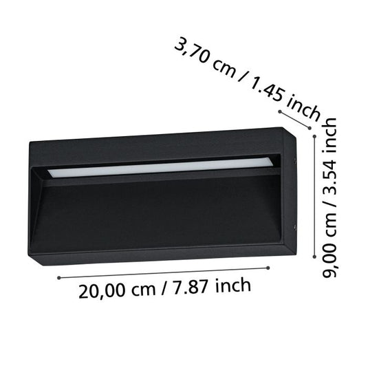 Aplique de Parede para Exterior LED Ajustável MARUGGIO EGLO