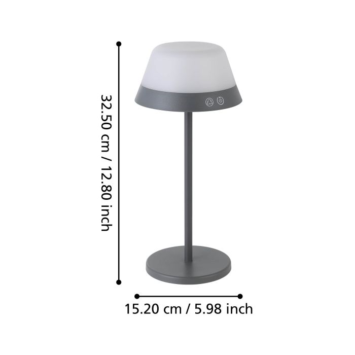 Load image into Gallery viewer, Candeeiro de Mesa com LED RGBW e Bateria MEGGIANO EGLO
