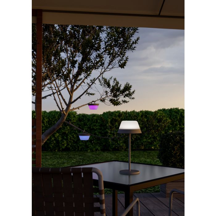 Load image into Gallery viewer, Candeeiro de Mesa com LED RGBW e Bateria MEGGIANO EGLO
