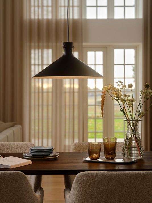 Candeeiro Suspenso Preto DORINA 45 NORDLUX