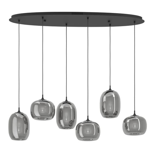 Candeeiro de teto com LED regulável e controlo remoto LARVA EGLO