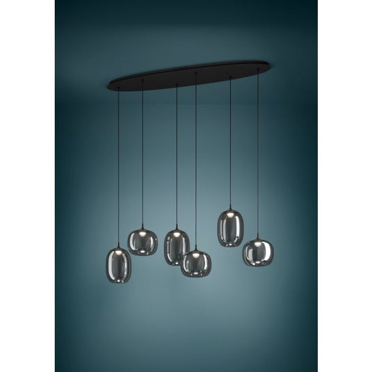 Candeeiro de teto com LED regulável e controlo remoto LARVA EGLO