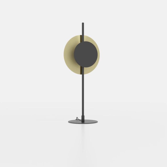 Chargez l'image dans la visionneuse de la galerie, Candeeiro de Mesa Preto e Latão Escovado TOCINA EGLO
