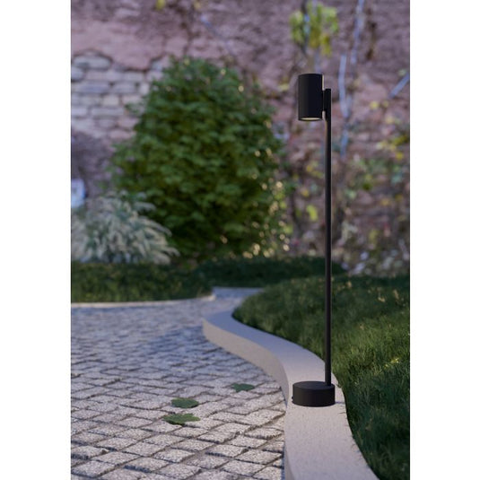 Candeeiro de pé exterior preto com base GU10 IZZALINI EGLO