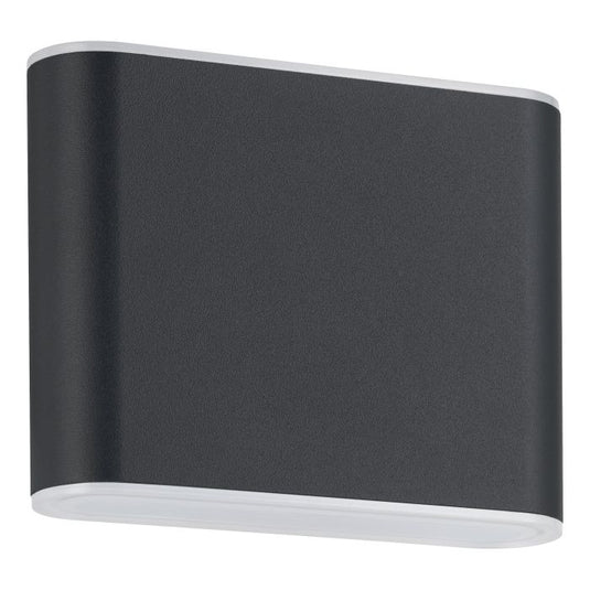 Aplique de Parede Exterior Antracite com LED e CCT GRUTTI EGLO